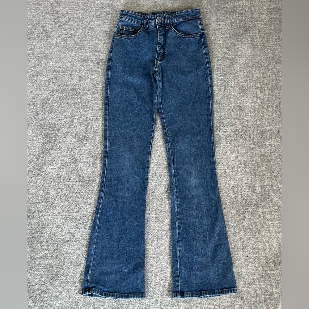 Just USA Vintage Bootcut Jeans Sz. Jr. 1 - Picture 1 of 7